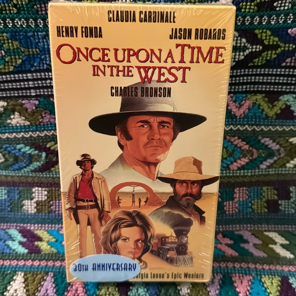 📼 Once Upon a Time in the West 🍿 on VHS, unopened, original factory seal. Nice